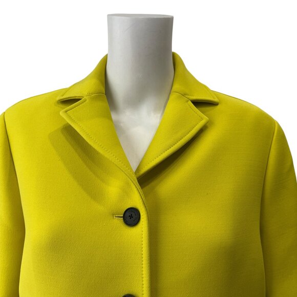 Christian Dior 2022 Spring Yellow Single Breasted Wool Jacket size FR 42/10 - Picture 6 of 13